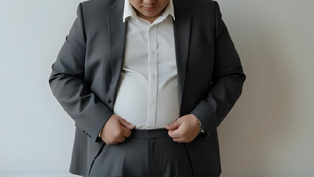40代男性のお腹周りがたるむ中年太りの原因とは